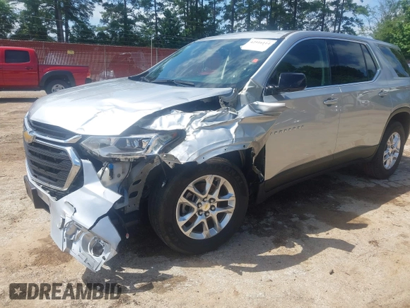2020 Chevrolet Traverse LS z VIN 1GNERFKW3LJ271902, wystawiony jako IAAI lot #42516114 z przebiegiem 89 879 mil mil oraz . Historia ofert i sprzedaży dostępna na DreamBid. Obrazek 18.