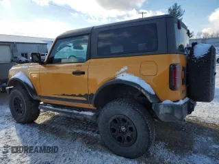 2022 Ford Bronco with VIN 1FMDE5CP7NLB42694, listed as a Copart auction lot 88515645 with 47,503 mi miles and Salvage Title. Bid and sale history available at DreamBid. Image 2.