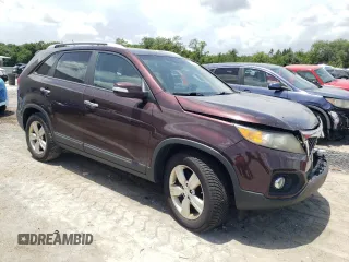 2012 Kia Sorento EX with VIN 5XYKU3A61CG206556, listed as a Copart auction lot 60078035 with Not provided miles and Salvage title. Bid and sale history available at DreamBid. Image 4.