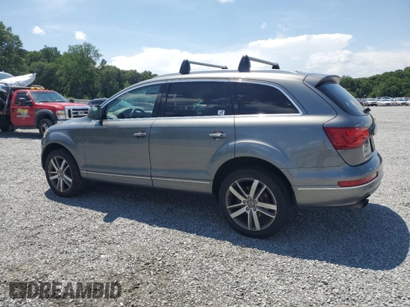 2014 Audi Q7 Premium Plus with VIN WA1LGAFE6ED014979, listed as a Copart auction lot 61958095 with 120,754 mi miles and Clean title. Bid and sale history available at DreamBid. Image 2.