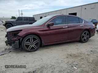 2016 Honda Accord Sport z VIN 1HGCR2F57GA105318, wystawiony jako Copart lot #60112585 z przebiegiem 113 999 mil mil oraz Szkoda całkowita • Salvage title. Historia ofert i sprzedaży dostępna na DreamBid. Obrazek 1.