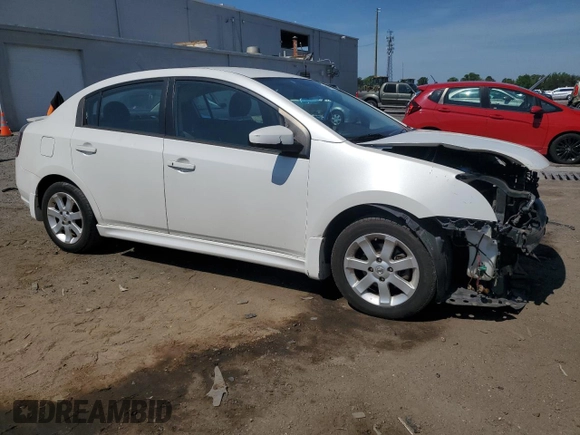 2010 Nissan Sentra SR with VIN 3N1AB6AP6AL666266, listed as a Copart auction lot 54720825 with 173,287 mi miles and Salvage Title. Bid and sale history available at DreamBid. Image 4.