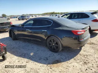 2015 Maserati Quattroporte S Q4 z VIN ZAM56RRA4F1144458, wystawiony jako Copart lot #81561294 z przebiegiem 113 566 mil mil oraz Szkody całkowita. Historia ofert i sprzedaży dostępna na DreamBid. Obrazek 2.