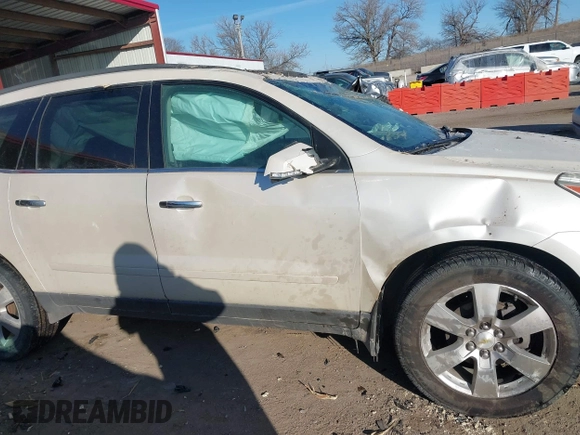 2012 Chevrolet Traverse 1LT with VIN 1GNKRGED4CJ323797, listed as a IAAI auction lot 41267339 with 142,463 mi miles and . Bid and sale history available at DreamBid. Image 12.