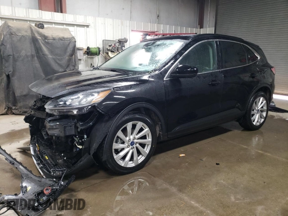 2021 Ford Escape Titanium Hybrid with VIN 1FMCU9DZ5MUB33023, listed as a Copart auction lot 42180155 with 56,230 mi miles and Salvage title. Bid and sale history available at DreamBid. Image 1.