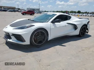 2023 Chevrolet Corvette 2LT with VIN 1G1YB2D40P5101955, listed as a Copart auction lot 61960655 with 21,419 mi miles and Salvage title. Bid and sale history available at DreamBid. Image 1.
