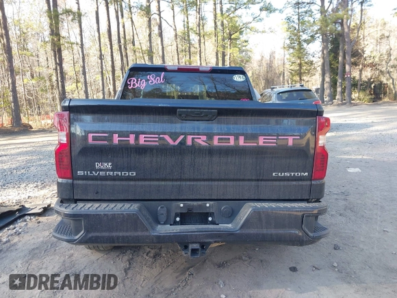 2022 Chevrolet Silverado 1500 Custom with VIN 1GCPDBEK3NZ640666, listed as a IAAI auction lot 41779220 with 31,047 mi miles. Bid and sale history available at carsss.com. Image 17.