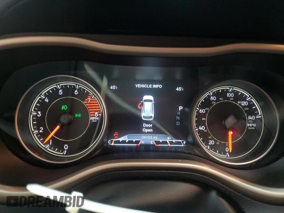 2016 Jeep Cherokee Limited with VIN 1C4PJMDS3GW235790, listed as a Copart auction lot 53075855 with 34,163 mi miles and Clean title. Bid and sale history available at DreamBid. Image 9.