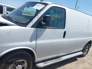 2020 Chevrolet Express Cargo Van with VIN 1GCWGAFG9L1213396, listed as a IAAI auction lot 42049377 with 122,571 mi miles. Bid and sale history available at carsss.com. Image 14.