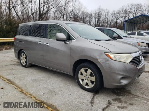 2012 Nissan Quest LE z VIN JN8AE2KP1C9042628, wystawiony jako Copart lot #43544105 z przebiegiem 169 701 mil mil oraz Czysty tytuł • Clean title. Historia ofert i sprzedaży dostępna na DreamBid. Obrazek 4.