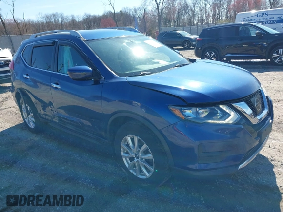 2017 Nissan Rogue SL with VIN 5N1AT2MV7HC884702, listed as a IAAI auction lot 41875438 with 107,738 mi miles. Bid and sale history available at carsss.com. Image 1.