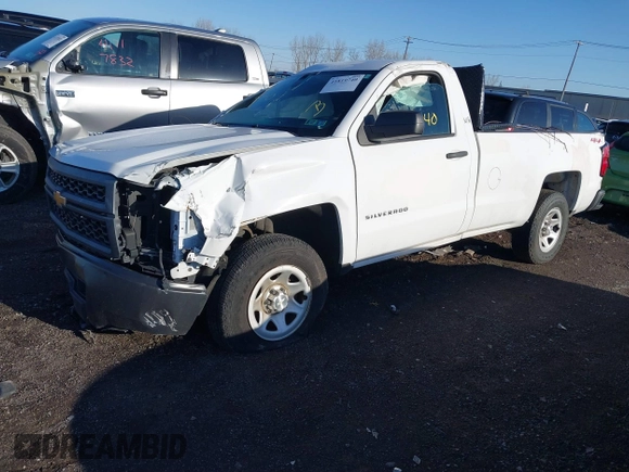 2015 Chevrolet Silverado 1500 Work Truck with VIN 1GCNKPEC6FZ355609, listed as a IAAI auction lot 41819740 with 125,703 mi miles. Bid and sale history available at carsss.com. Image 2.