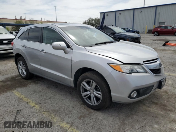2013 Acura RDX Technology with VIN 5J8TB3H54DL001795, listed as a Copart auction lot 56590265 with 104,753 mi miles and Salvage title. Bid and sale history available at DreamBid. Image 4.