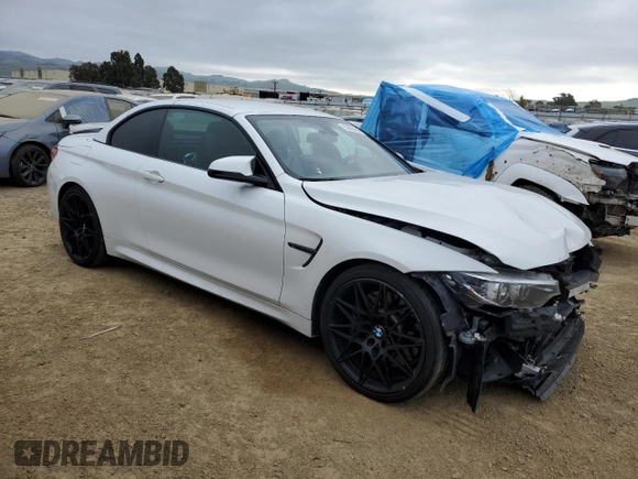 2018 BMW M4 z VIN WBS4Z9C58JEA24372, wystawiony jako Copart lot #53400265 z przebiegiem 75 698 mil mil oraz Szkoda całkowita • Salvage title. Historia ofert i sprzedaży dostępna na DreamBid. Obrazek 4.