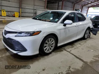 2020 Toyota Camry LE with VIN 4T1C11AK1LU878853, listed as a Copart auction lot 51052405 with 143,380 mi miles and Salvage Title. Bid and sale history available at carsss.com. Image 1.