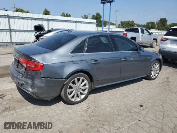 2014 Audi A4 Premium with VIN WAUDFAFL5EN029993, listed as a Copart auction lot 69077094 with 134,590 mi miles and Salvage title. Bid and sale history available at DreamBid. Image 3.