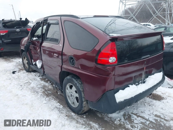 2002 Pontiac Aztek z VIN 3G7DA03E72S599401, wystawiony jako IAAI lot #41248586 z przebiegiem 135 971 mil mil oraz . Historia ofert i sprzedaży dostępna na DreamBid. Obrazek 3.