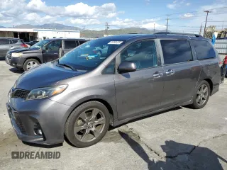 2019 Toyota Sienna SE z VIN 5TDXZ3DC8KS019227, wystawiony jako Copart lot #51289125 z przebiegiem 94 330 mil mil oraz Szkoda całkowita • Salvage title. Historia ofert i sprzedaży dostępna na DreamBid. Obrazek 1.
