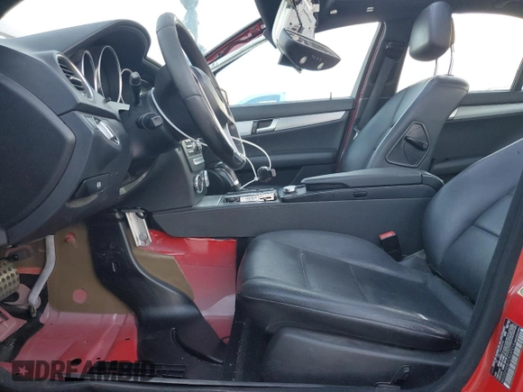 2012 Mercedes-Benz C 250 Sport with VIN WDDGF4HB7CR237214, listed as a Copart auction lot 55521725 with Not Provided miles and Salvage Title. Bid and sale history available at DreamBid. Image 7.