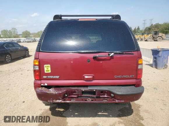 2005 Chevrolet Tahoe Z71 z VIN 1GNEK13T15R181681, wystawiony jako Copart lot #56656975 z przebiegiem 206 132 mil mil oraz Szkoda całkowita • Salvage title. Historia ofert i sprzedaży dostępna na DreamBid. Obrazek 6.