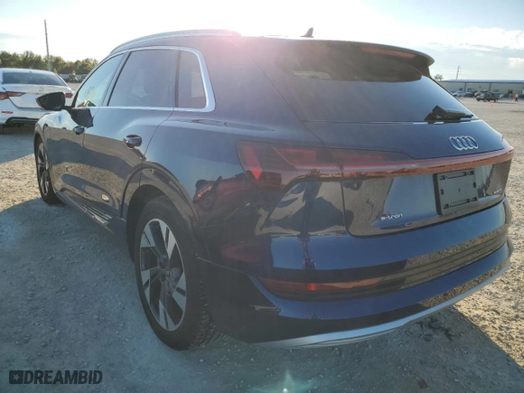 2022 Audi e-tron Premium Plus with VIN WA1LAAGE8NB030872, listed as a Copart auction lot 72593972 with 4,896 mi miles. Bid and sale history available at carsss.com. Image 2.