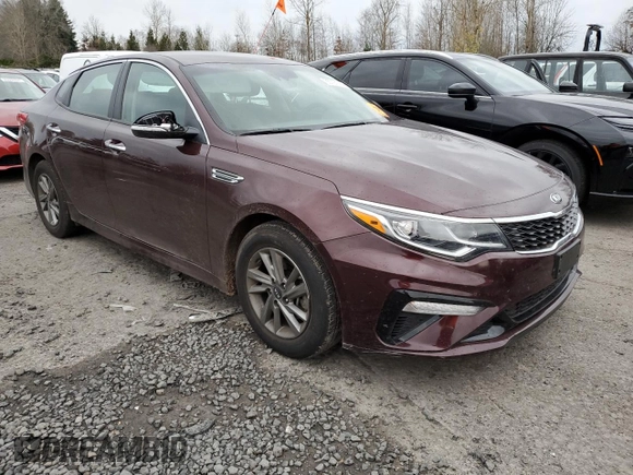 2020 Kia Optima SE with VIN 5XXGT4L37LG422160, listed as a Copart auction lot 85797884 with 10,280 mi miles and Salvage title. Bid and sale history available at DreamBid. Image 4.