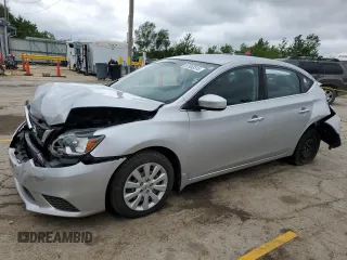 2019 Nissan Sentra S z VIN 3N1AB7AP3KY220764, wystawiony jako Copart lot #57953315 z przebiegiem 106 551 mil mil oraz Szkoda całkowita • Salvage title. Historia ofert i sprzedaży dostępna na DreamBid. Obrazek 1.