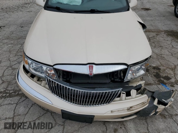 1998 Lincoln Continental with VIN 1LNFM97V5WY720999, listed as a Copart auction lot 84705054 with 0 mi miles and Salvage Title. Bid and sale history available at carsss.com. Image 12.