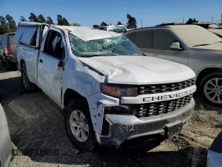 2019 Chevrolet Silverado 1500 Work Truck with VIN 3GCNWAEFXKG305477, listed as a Copart auction lot 67712374 with Not Provided miles and Salvage Title. Bid and sale history available at DreamBid. Image 4.
