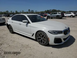 2022 BMW 5 Series 530i xDrive with VIN WBA13BJ00NCL04213, listed as a Copart auction lot 48920615 with 23,910 mi miles and Salvage Title. Bid and sale history available at carsss.com. Image 4.