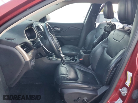 2016 Jeep Cherokee Limited with VIN 1C4PJMDB8GW151402, listed as a Copart auction lot 53093455 with 132,587 mi miles and Salvage Title. Bid and sale history available at DreamBid. Image 7.
