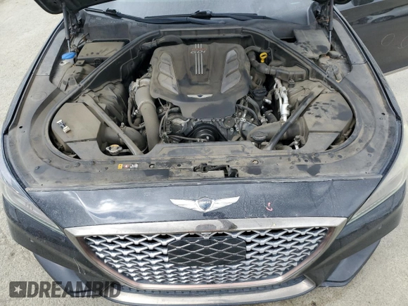 2018 Genesis G80 Sport with VIN KMHGN4JB2JU262468, listed as a Copart auction lot 50961045 with 100,118 mi miles and Salvage title. Bid and sale history available at DreamBid. Image 11.