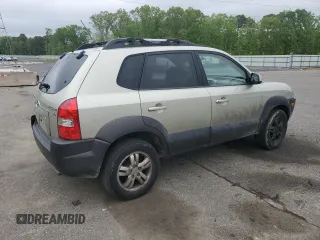 2007 Hyundai Tucson SE with VIN KM8JN72D87U667654, listed as a Copart auction lot 56014265 with 287,695 mi miles and Clean Title. Bid and sale history available at DreamBid. Image 3.