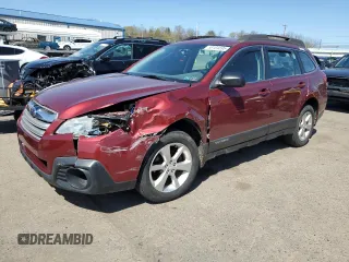 2014 Subaru Outback 2.5i with VIN 4S4BRBACXE3289585, listed as a Copart auction lot 53104595 with 103,242 mi miles and Salvage Title. Bid and sale history available at carsss.com. Image 1.