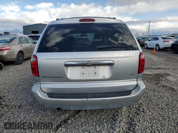 2006 Chrysler Town & Country LWB LX with VIN 2A4GP44R76R793445, listed as a Copart auction lot 43833015 with 248,240 mi miles and Salvage Title. Bid and sale history available at carsss.com. Image 6.