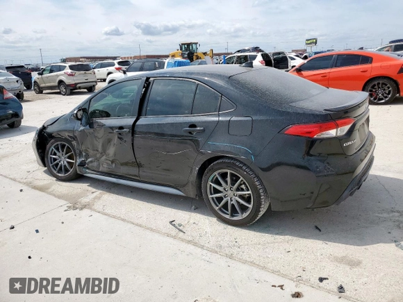 2022 Toyota Corolla SE with VIN 5YFS4MCE0NP109650, listed as a Copart auction lot 50789515 with 38,651 mi miles and Salvage Title. Bid and sale history available at carsss.com. Image 2.