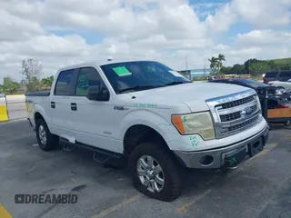 2013 Ford F-150 XL with VIN 1FTFW1ET1DFA58297, listed as a IAAI auction lot 42117924 with 202,830 mi miles and . Bid and sale history available at carsss.com. Image 1.