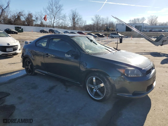 2007 Scion tC Spec with VIN JTKDE177770173206, listed as a Copart auction lot 42926375 with 0 mi miles and Salvage Title. Bid and sale history available at carsss.com. Image 4.