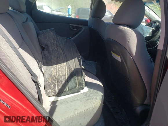 2016 Hyundai Elantra SE with VIN 5NPDH4AE7GH743179, listed as a Copart auction lot 49675585 with Not provided miles and Salvage title. Bid and sale history available at DreamBid. Image 10.