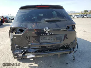 2022 Volkswagen Tiguan SE R-Line Black with VIN 3VVCB7AX0NM140986, listed as a Copart auction lot 49638515 with 36,685 mi miles and Salvage Title. Bid and sale history available at carsss.com. Image 6.