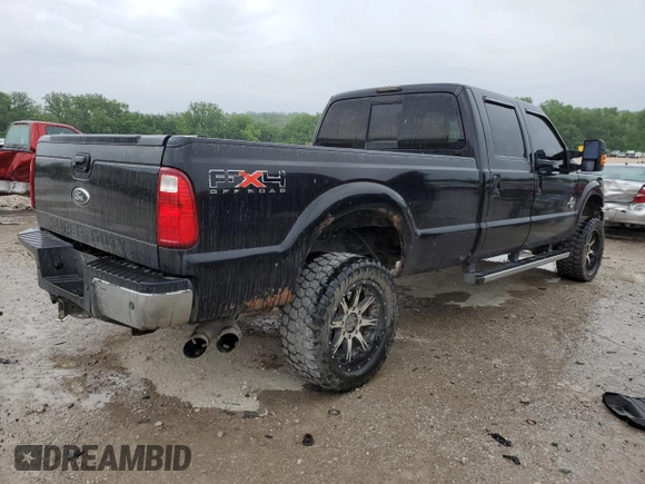 2011 Ford F-350 XL with VIN 1FT8W3BT3BEA90065, listed as a Copart auction lot 55763825 with 394,704 mi miles and Salvage title. Bid and sale history available at DreamBid. Image 3.