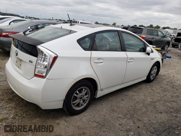 2011 Toyota Prius I with VIN JTDKN3DU0B0250849, listed as a Copart auction lot 53003945 with 253,985 mi miles and Clean Title. Bid and sale history available at DreamBid. Image 3.
