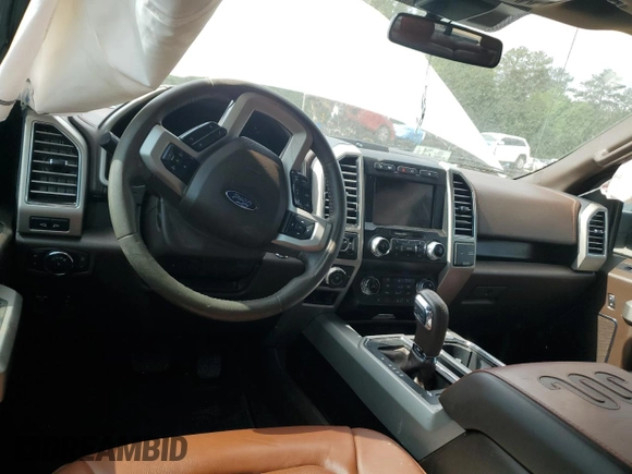 2019 Ford F-150 XL with VIN 1FTEW1E51KFD33077, listed as a Copart auction lot 53943415 with 74,754 mi miles and Salvage title. Bid and sale history available at DreamBid. Image 8.