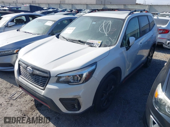 2020 Subaru Forester Special Sports with VIN JF2SKARC6LH446442, listed as a IAAI auction lot 41476720 with 57,470 mi miles and . Bid and sale history available at DreamBid. Image 2.