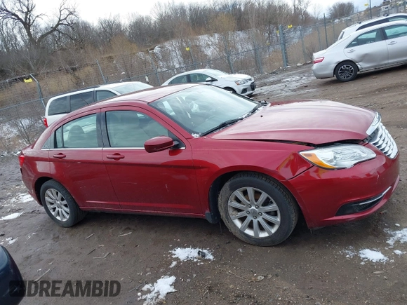 2012 Chrysler 200 Touring with VIN 1C3CCBBG4CN151574, listed as a IAAI auction lot 41796727 with 100,784 mi miles. Bid and sale history available at carsss.com. Image 13.