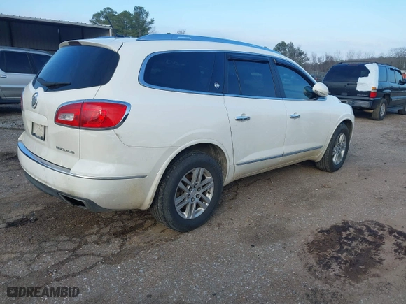 2015 Buick Enclave Convenience with VIN 5GAKRAKD6FJ128834, listed as a IAAI auction lot 41571392 with 209,374 mi miles. Bid and sale history available at carsss.com. Image 4.