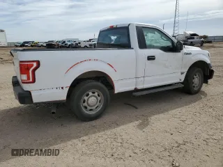 2017 Ford F-150 XL with VIN 1FTMF1C82HKD71605, listed as a Copart auction lot 44378285 with 81,978 mi miles and Salvage Title. Bid and sale history available at carsss.com. Image 3.