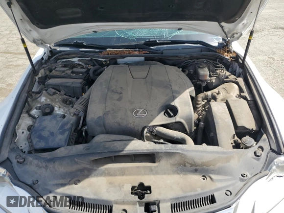 2015 Lexus IS 250 with VIN JTHCF1D26F5022849, listed as a Copart auction lot 57132835 with 130,162 mi miles and Salvage title. Bid and sale history available at DreamBid. Image 11.