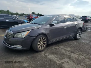 2014 Buick LaCrosse Leather with VIN 1G4GB5G32EF131467, listed as a Copart auction lot 62420344 with 142,224 mi miles and Salvage Title. Bid and sale history available at carsss.com. Image 1.