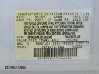 2009 Nissan Sentra SL с VIN 3N1AB61E29L666386, выставлен на аукционе Copart как лот 54661595 с пробегом 74 887 миль миль и Списание • Salvage title. История ставок и продаж доступна на DreamBid. Изображение 14.